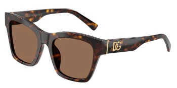 Dolce & Gabbana DG4512 style-color 502/73 Havana / Dark Brown Lens