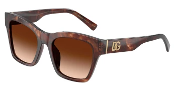 Dolce & Gabbana DG4512 style-color 322274 Dark Red Havana / Brown Gradient Lens