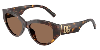 Dolce & Gabbana DG4514 style-color 502/73 Havana / Dark Brown Lens