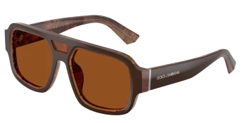 Dolce & Gabbana DG4516 style-color 345673 Top Brown / Pearl Gold & Brown / Dark Brown Lens