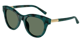 Dolce & Gabbana DG4518 style-color 3460/2 Pearl Havana Petroleum / Dark Green Lens