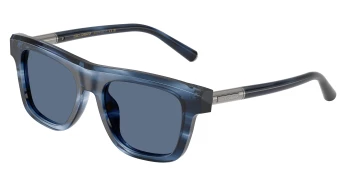 Dolce & Gabbana DG4521 style-color 344880 Striped Blue / Dark Blue Lens