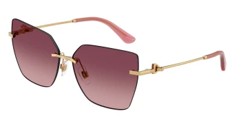 Dolce & Gabbana DG2321 style-color 02/8D Gold / Light Pink Gradient Pink Lens