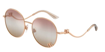 Dolce & Gabbana DG2324 style-color 1298EL Rose Gold / Pink/Brown Lens