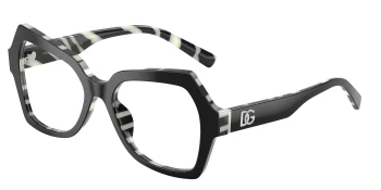 Dolce & Gabbana DG3429 style-color 3372 Black On Zebra