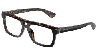 Dolce & Gabbana DG3431 style-color 3417 Black On Red Havana