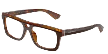 Dolce & Gabbana DG3431 style-color 3456 Top Brown / Pearl Gold & Brown