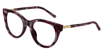 Dolce & Gabbana DG3433 style-color 3464 Pearl Havana Purple