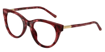 Dolce & Gabbana DG3433 style-color 3463 Pearl Havana Red