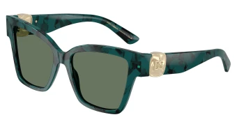 Dolce & Gabbana DG4470 style-color 3460/2 Pearl Havana Petroleum / Dark Green Lens