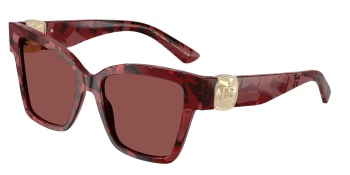 Dolce & Gabbana DG4470 style-color 346375 Pearl Havana Red / Dark Violet Lens