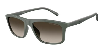 Emporio Armani EA4257U style-color 631213 Matte Green / Gradient Brown Lens