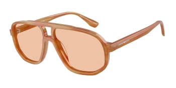 Emporio Armani EA4263U style-color 632873 Striped Light Brown / Light Brown Lens
