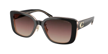 Coach HC8352 CD472 style-color 5781E2 Black / Blush / Brown Purple Gradient Lens