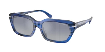 Michael Kors MK2265U LAKE TAHOE 0MK2265U style-color 40416I Blue Horn / Grey Gradient Blue Mirror Lens