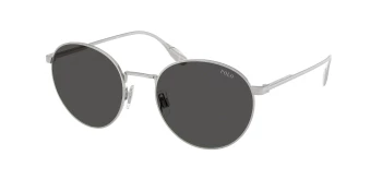 Polo PH3158 style-color 908887 Brushed Silver / Dark Grey Lens