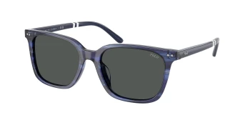 Polo PH4235U style-color 631487 Shiny Striped Blue / Dark Grey Lens