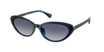 Ralph RA5338U style-color 62854L Dark Transparent Blue / Azure Gradient Blue Lens