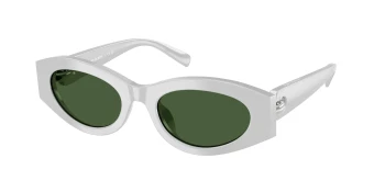 Tory Burch TY7222U style-color 206271 Metallic Silver / Dark Green Lens