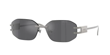 Versace VE2274 style-color 10016G Gunmetal / Grey Mirror Silver Lens