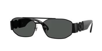 Versace VE2287 style-color 126187 Matte Black / Dark Grey Lens