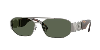 Versace VE2287 style-color 100171 Gunmetal / Dark Green Lens