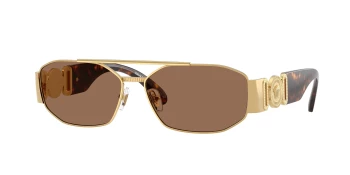 Versace VE2287 style-color 100273 Gold / Dark Brown Lens