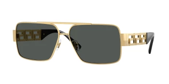 Versace VE2290 style-color 100287 Gold / Dark Grey Lens