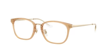 Ray-Ban RX7247D style-color 8473 Transparent Brown On Pale Gold