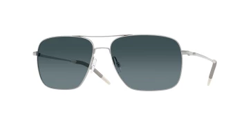 Oliver Peoples OV1150S CLIFTON style-color 5036S3 Silver / Blue Gradient Polarized Lens