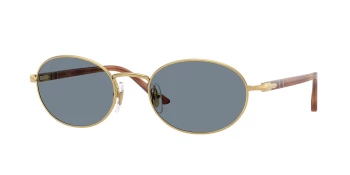 Persol PO1018S IDA 0PO1018S style-color 113256 Gold / Light Blue Lens