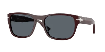 Persol PO3341S style-color 1241R5 Opal Burgundy / Blue Lens