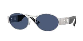 Versace VE2264 style-color 100080 Silver / Dark Blue Lens
