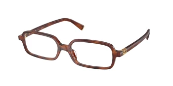 Miu Miu MU 01YV style-color 26E1O1 Striped Tobacco