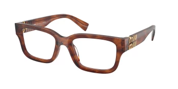 Miu Miu MU 02YV style-color 26E1O1 Striped Tobacco
