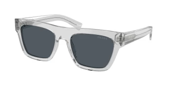 Prada PR C03S style-color 17P70B Crystal Grey / Dark Grey Lens
