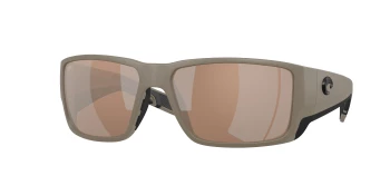 Costa Del Mar 6S9078 BLACKFIN PRO 06S9078 style-color 907818 Matte Sand / Copper Silver Mirror Lightwave Glass Lens