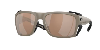 Costa Del Mar 6S9111 KING TIDE 8 06S9111 style-color 911109 Matte Sand / Copper Silver Mirror Lightwave Glass Lens