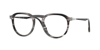 Persol PO3387V PIER 0PO3387V style-color 1238 Striped Black & Grey