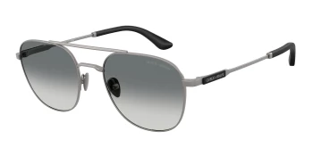 Giorgio Armani AR6178 style-color 300371 Matte Gunmetal / Gradient Grey Lens