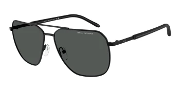 Armani Exchange AX2057S style-color 600087 Matte Black / Dark Grey Lens