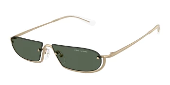 Armani Exchange AX2058S style-color 612171 Matte Pale Gold / Green Lens
