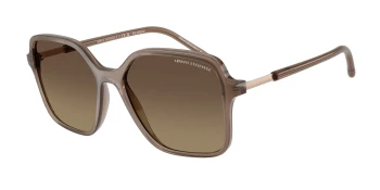 Armani Exchange AX4163S style-color 8396T5 Shiny Opal Brown / Yellow Gradient Brown Lens