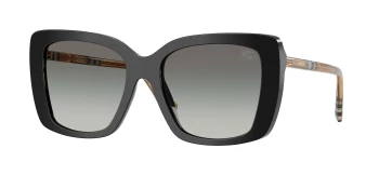 Burberry BE4456 style-color 416111 Black / Grey Gradient Lens