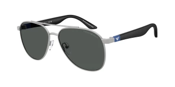 Emporio Armani EK2001 style-color 310587 Matte Silver / Dark Grey Lens