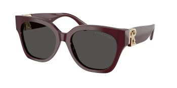 Ralph Lauren RL8221 THE OVERSZED RICKY 0RL8221 style-color 508387 Solid Bordeaux / Dark Grey Lens