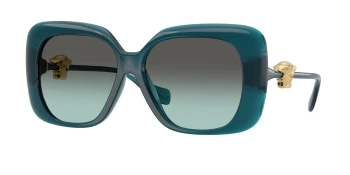 Versace VE4499U style-color 55402A Transparent Blue / Green Gradient Green Lens