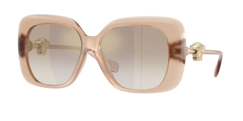 Versace VE4499U style-color 55386E Opal Rose / Gradient Brown Mirror Gold Lens