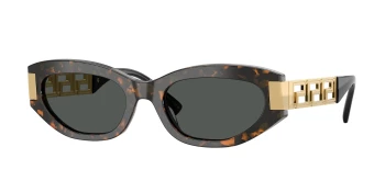 Versace VE4501 style-color 552887 Brown Tortoise / Dark Grey Lens