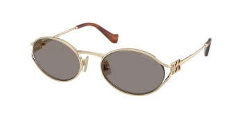 Miu Miu MU 52YS style-color ZVN80Q Pale Gold / Dark Grey Lens